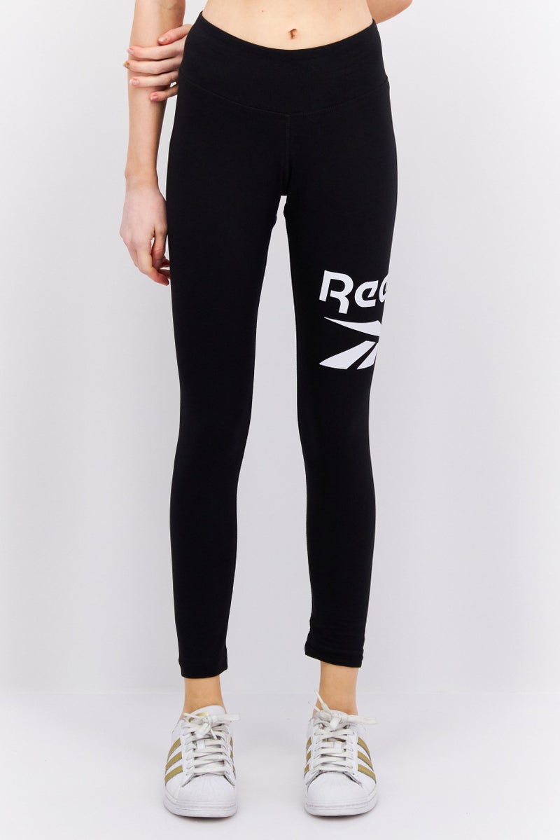 Reebok Women Sportswear Fit Pull-On Training Legging, Black - Image 1
